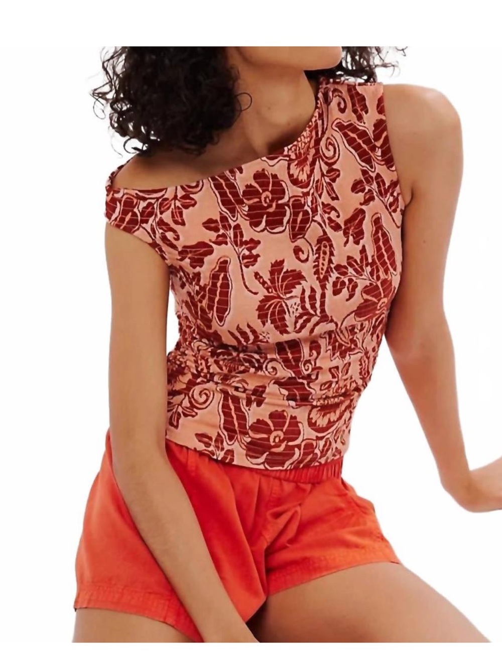 FREE PEOPLE Shea Top / Apricot Combo - Picture 4 of 8